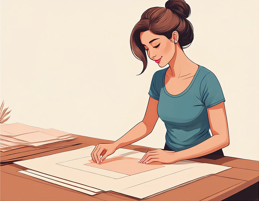 Schnittmuster DIN A4 in DIN A0 umwandeln