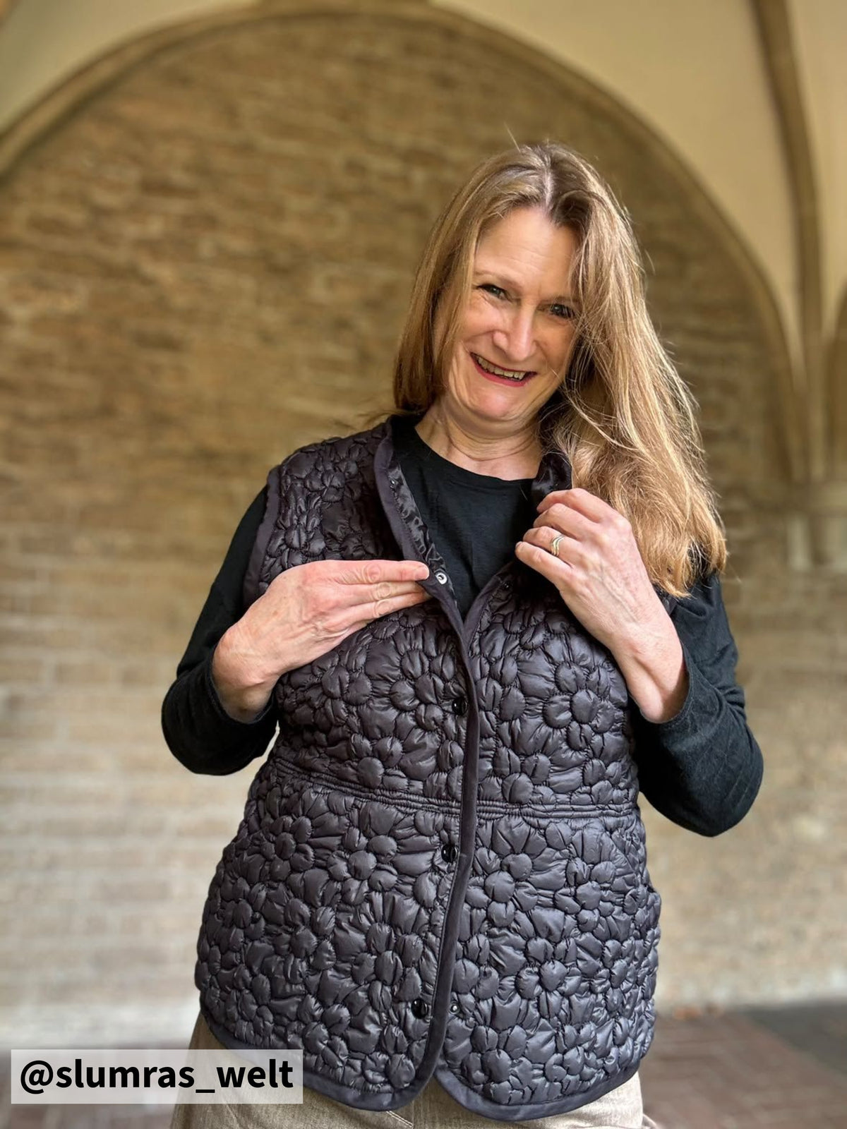 Kurze und lange Weste "Kael", gefüttert | PDF Schnittmuster mit Foto Anleitung