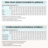 Kurze und lange Weste "Kael", gefüttert | PDF Schnittmuster mit Foto Anleitung