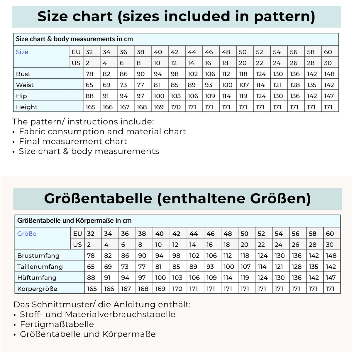 Kurze und lange Weste "Kael", gefüttert | PDF Schnittmuster mit Foto Anleitung